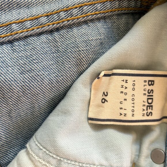 BSIDES PATCHWORK JEANS SIZE 26 - Picture 4 of 5